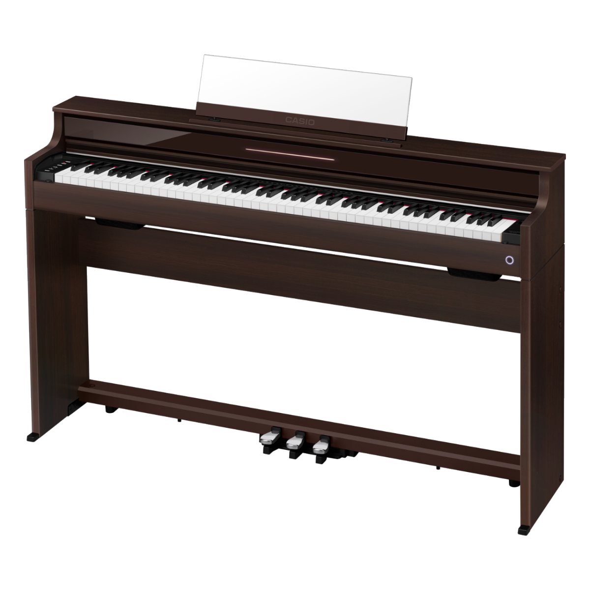 Casio AP-S450 Upright Wooden Keys Digital Piano, Brown