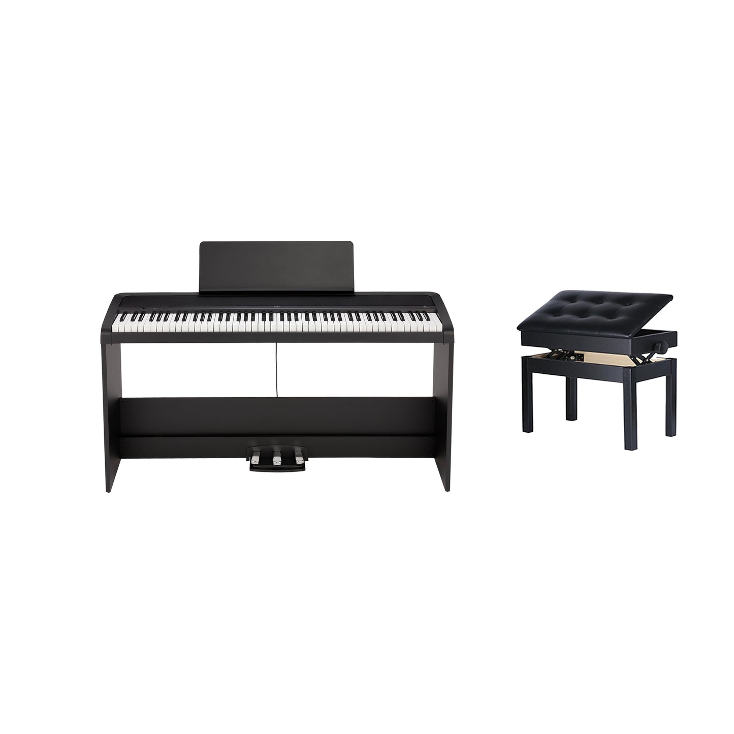 Korg B2SP 88-Keys Portable Digital Piano, Black