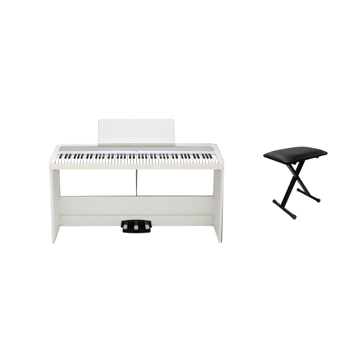 Korg B2SP 88-Keys Portable Digital Piano, White