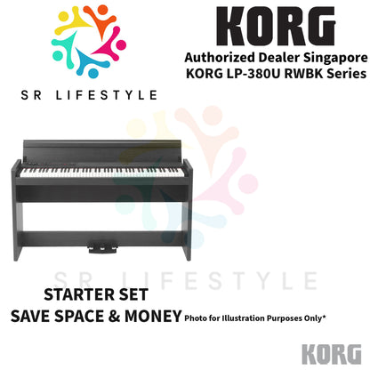 Korg LP-380U Digital Piano, Rosewood-Black