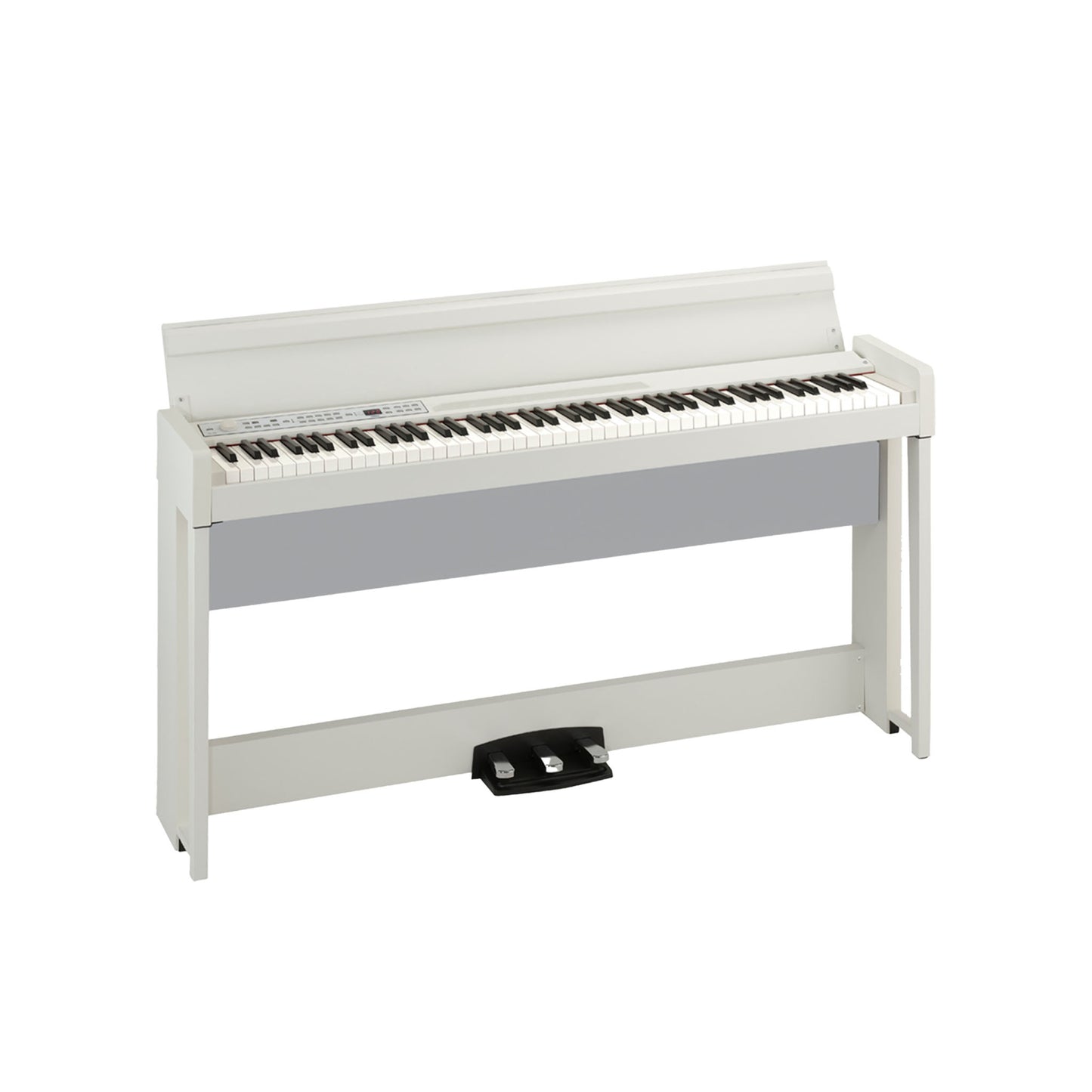 Korg C1 Air WH Upright Digital Piano with RH3 Keyboard, White