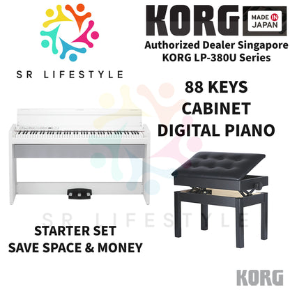 Korg LP-380U Digital Piano, White