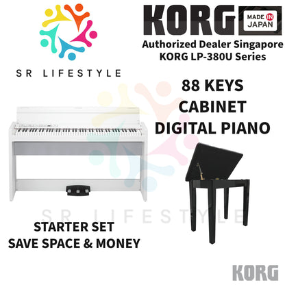 Korg LP-380U Digital Piano, White