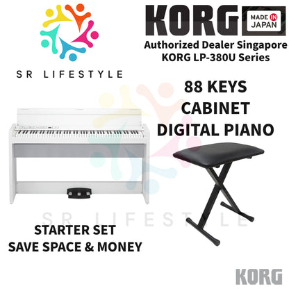 Korg LP-380U Digital Piano, White