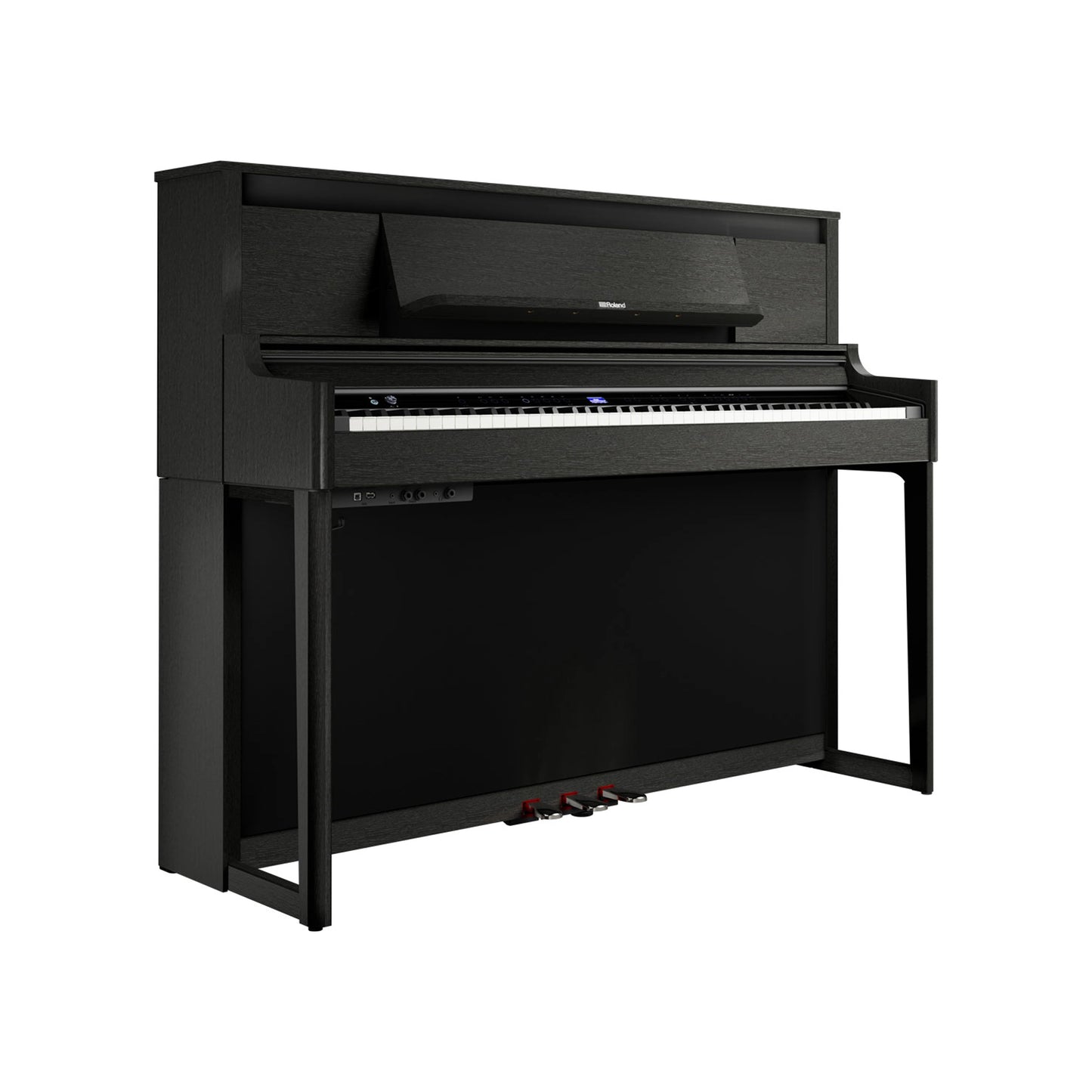 Roland LX-6 CH Upright Cabinet Digital Piano with Hybrid Grand Keyboard, Charcoal Black