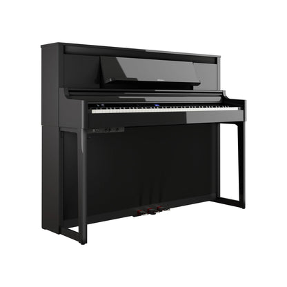 Roland LX-6 PE Upright Cabinet Digital Piano with Hybrid Grand Keyboard, Polished Ebony