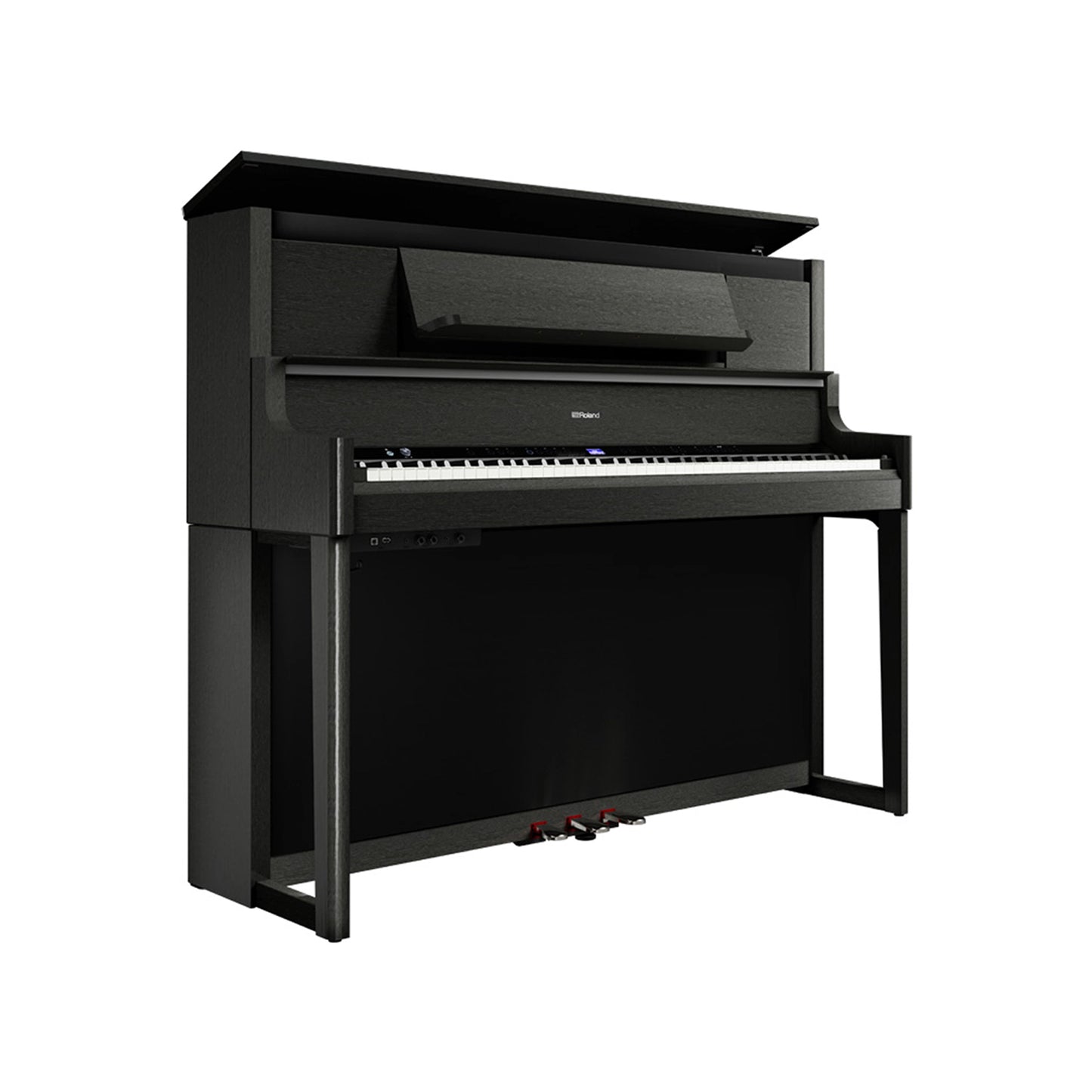 Roland LX-9 CH Flagship Upright Cabinet Digital Piano with Hybrid Grand Keyboard, Charcoal Black