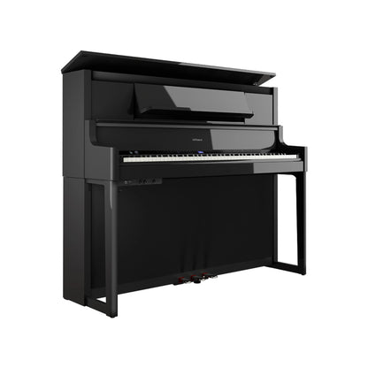 Roland LX-6 PE Upright Cabinet Digital Piano with Hybrid Grand Keyboard, Polished Ebony