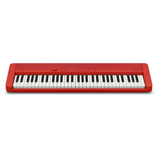 Casio CT-S1 Casiotone 61-Keys Digital Electronic Keyboard, Red