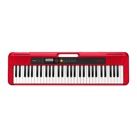 Casio CT-S200 Casiotone 61-Keys Digital Electronic Keyboard, Red