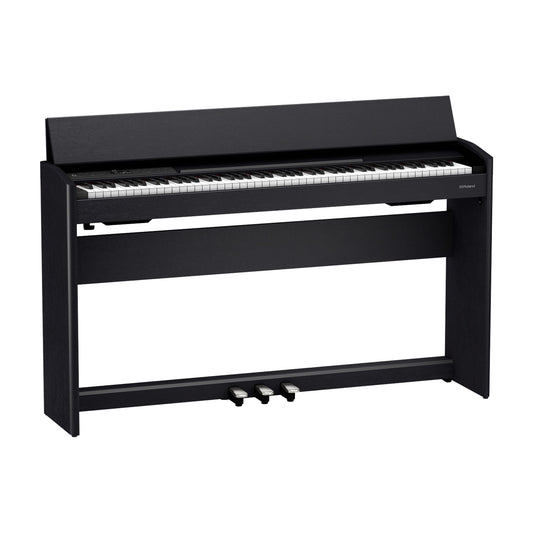 Roland F701 Upright Digital Piano, Contemporary Black