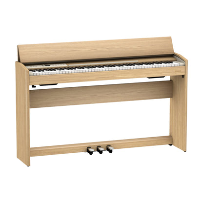 Roland F701 Upright Digital Piano, Light Oak