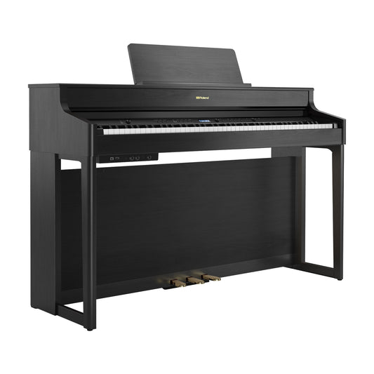 Roland HP702 Upright Digital Piano, Charcoal Black