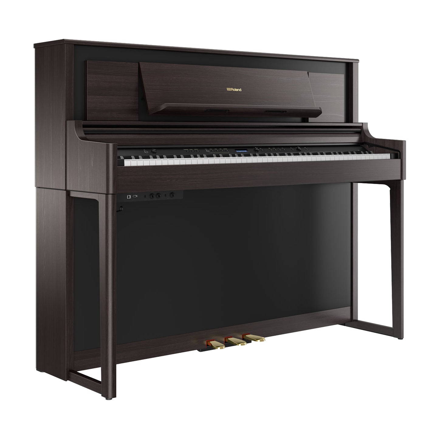 Roland LX706 Premium Upright Wooden Keys Digital Piano, Dark Rosewood